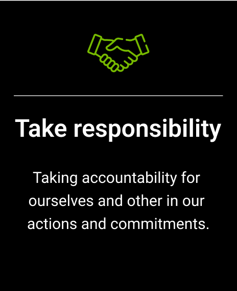 take responsibility