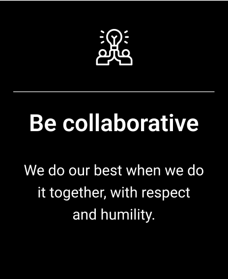 be collaborative